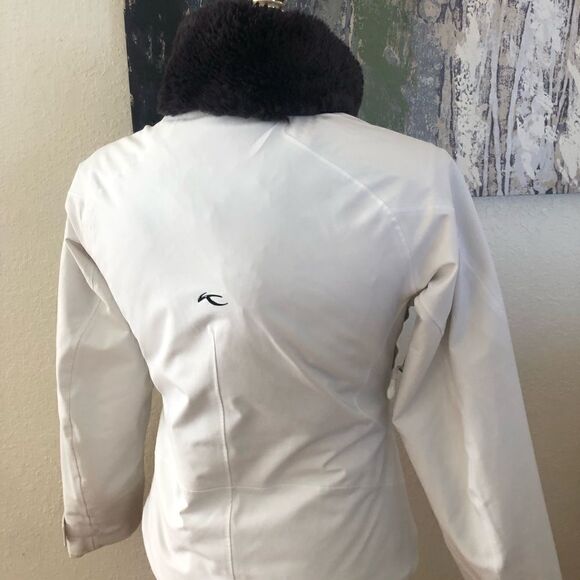 KJUS Desire Dermizax Premium Down PrimaLoft Recco White Ski Jacket - Picture 2 of 16